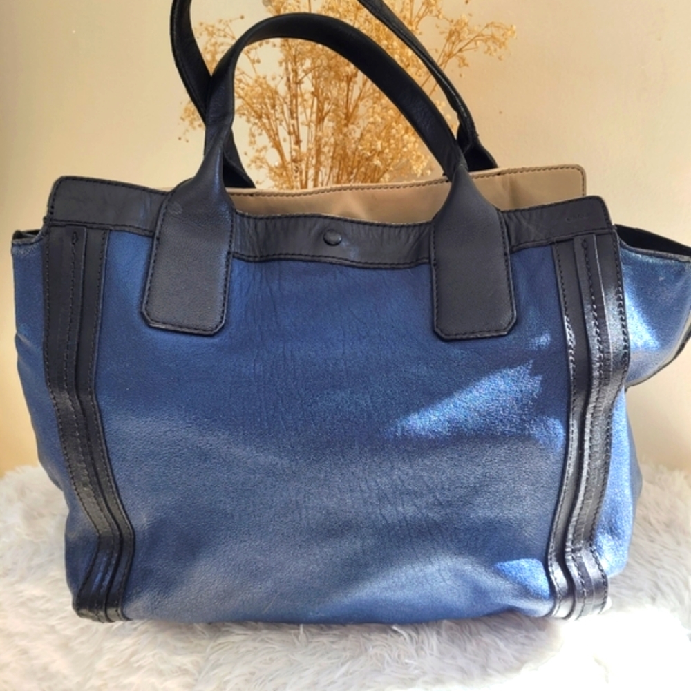 Chloé Allison blue tote bag - Picture 4 of 10